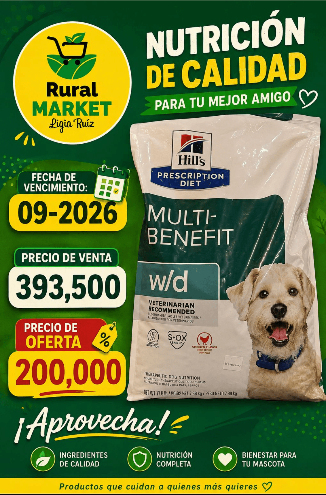 Mascotas en Rural Market Ligia Ruiz, Vereda Pantanillo, Envigado