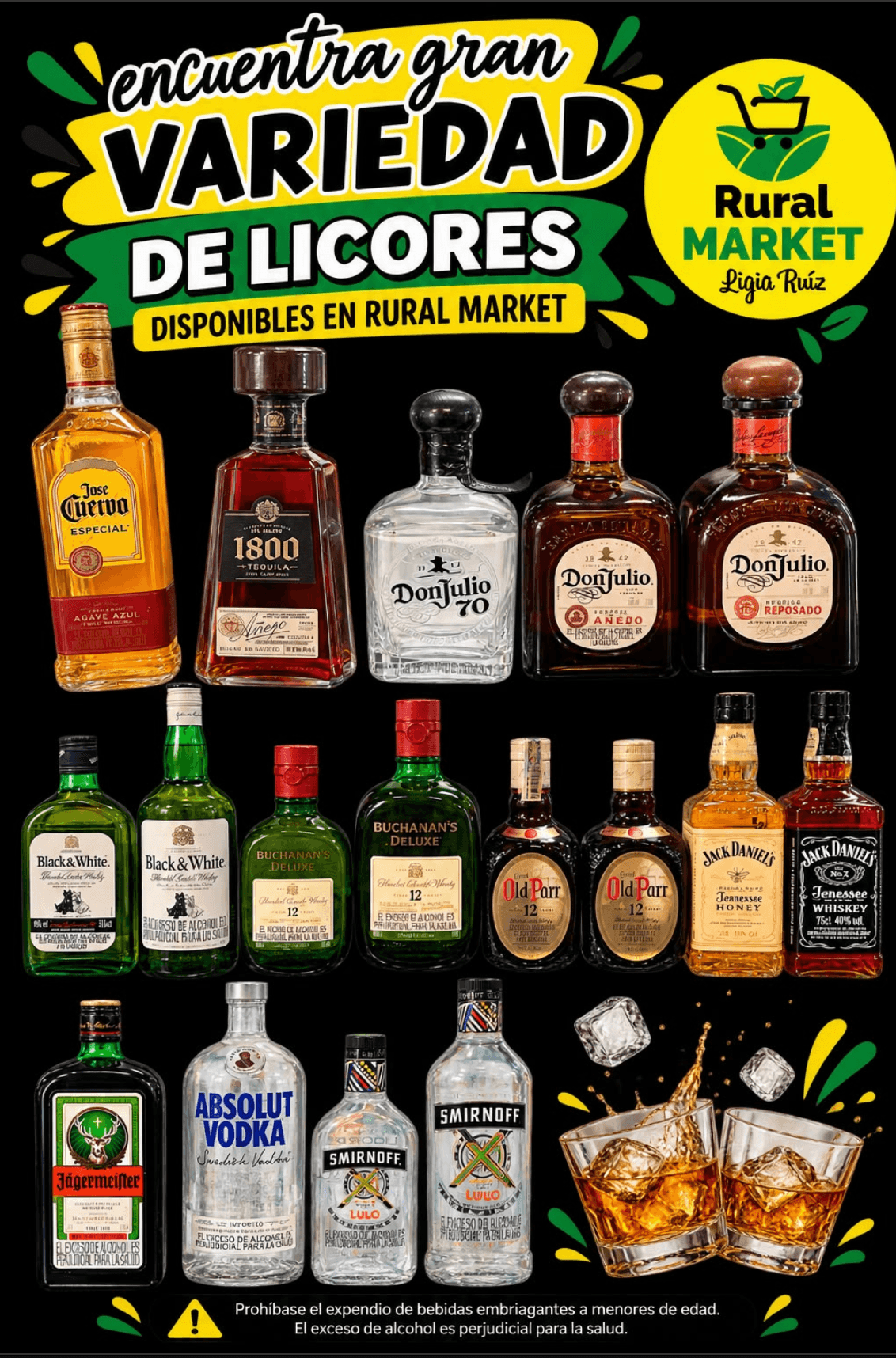 Licores en Rural Market Ligia Ruiz, Vereda Pantanillo, Envigado
